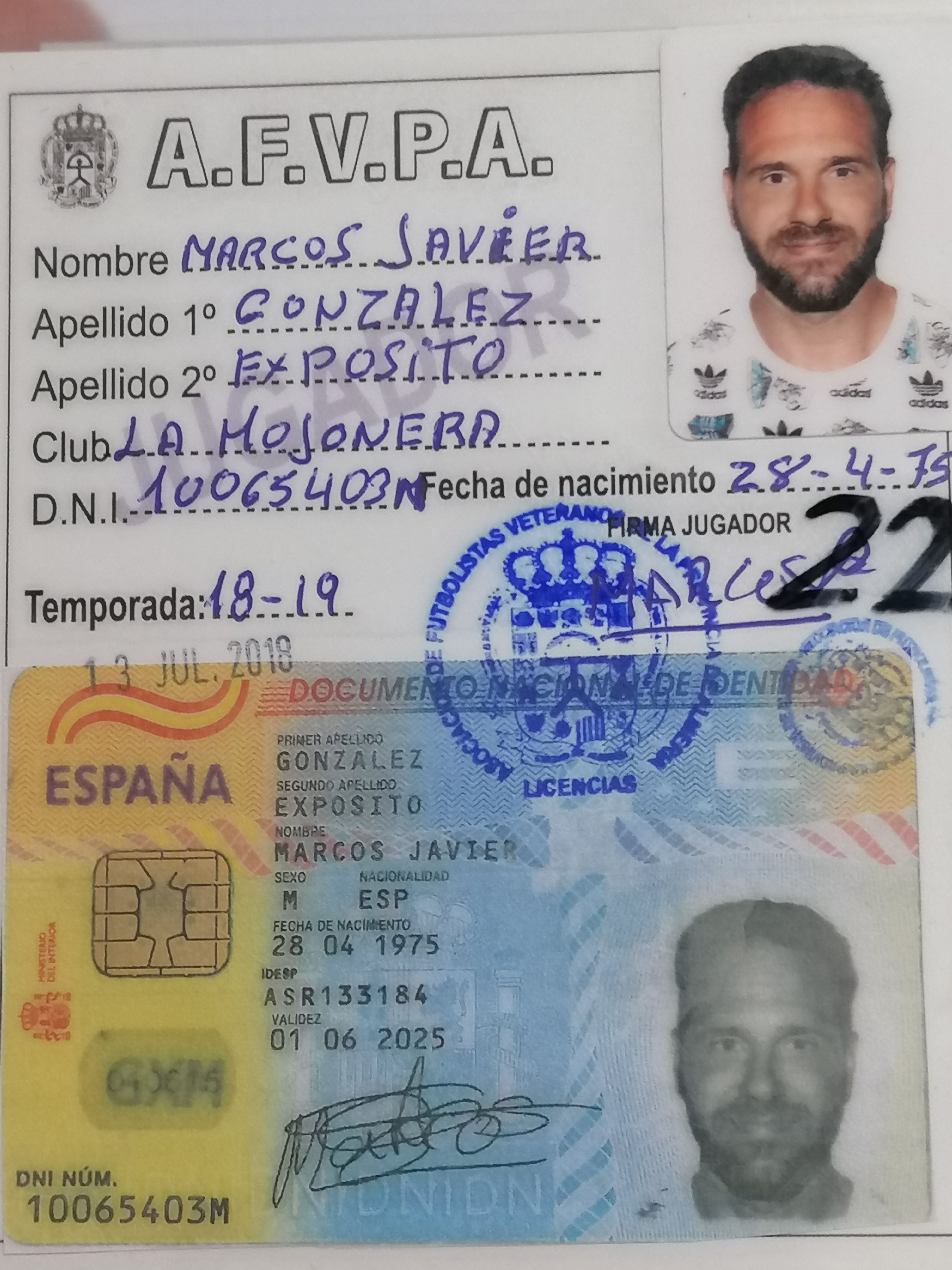 22 - Marcos Javier Gonzalex Exposito