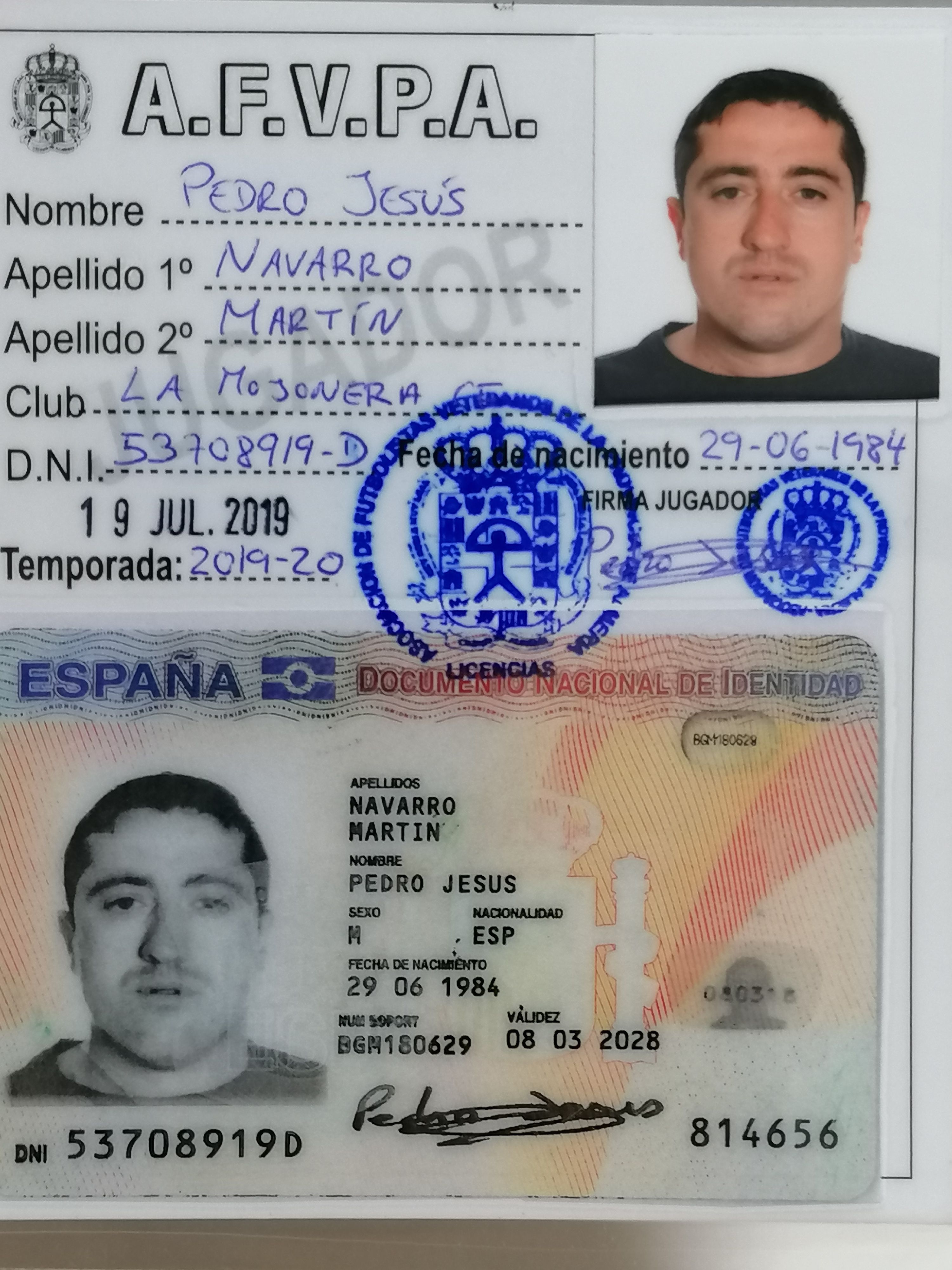 8 - Pedro Jesus Navarro Martin