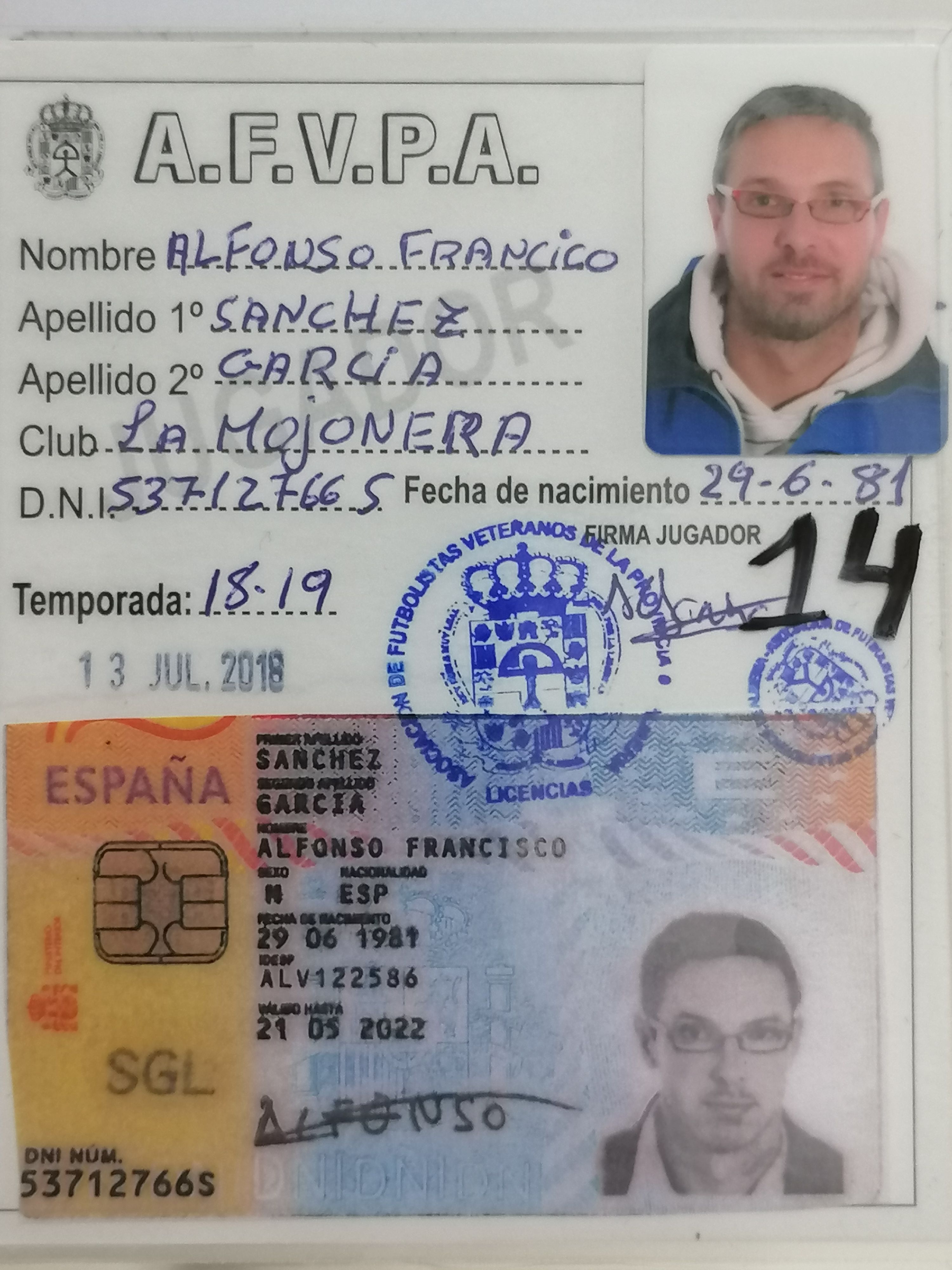 14 - Alfonso Francisco Sanchez Garcia